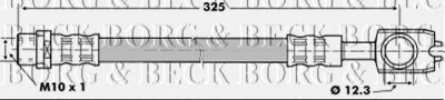 BORG & BECK bbh6917 -  Тормозной шланг